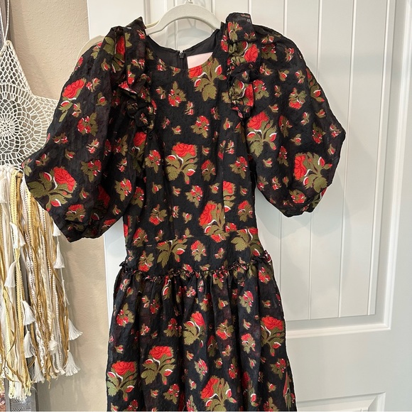 Simone Rocha x H&M Silk Blend Floral Dress - Picture 3 of 8